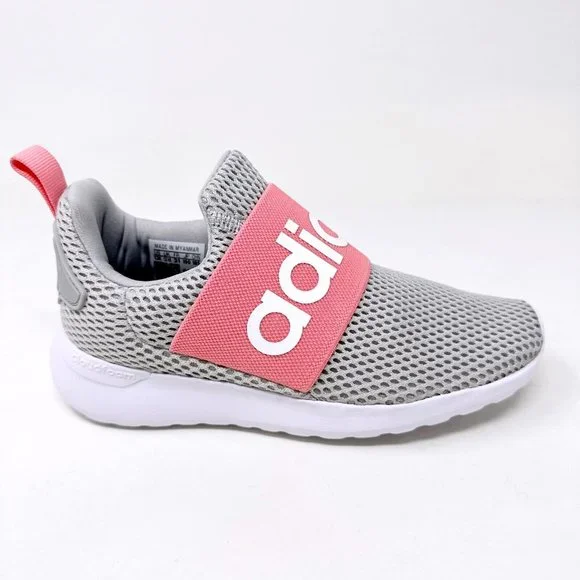 adidas Shoes Adidas Lite Racer Adapt K Gray Pink Kids Youth